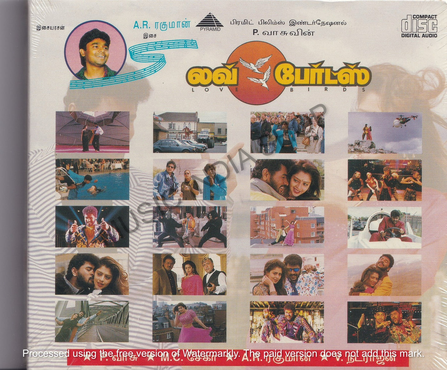 A.R.Rahman,Pyramid Audio Cd,Prabhu Deva