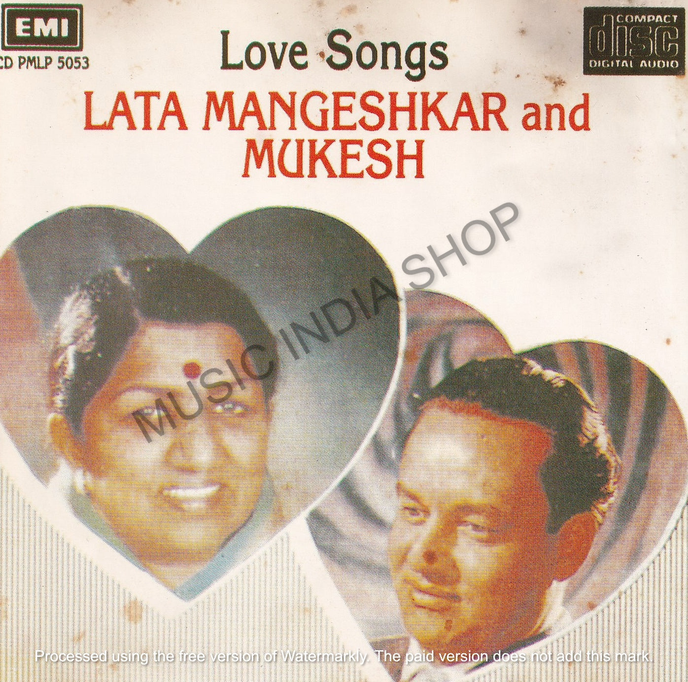 Hindi Audio CD,Lata Mangeshkar,EMI,Mukesh